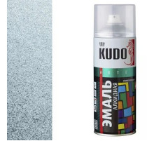 Краска универсальная серебро KUDO аэрозоль 520мл