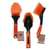 Щетка для мытья Li-Sa для труднодоступных мест,прорезин.руска 25 см LS005