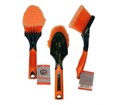 Щетка для мытья Li-Sa для труднодоступных мест,прорезин.руска 25 см LS005