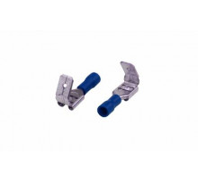 Контакт МАМА 6,3мм изолированный (7.4 мм + штекер-6.3 мм 1.5-2.5 мм²) 100шт REXANT