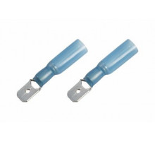 Контакт ПАПА 6,3мм изолированный термоусаживаемый (6.35 мм 1.5-2.5 мм²)синий REXANT