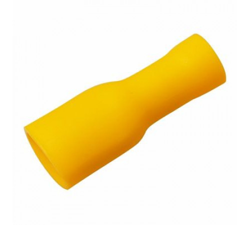 Контакт МАМА 6,3мм полностью изолированная (6.6 мм 4-6 мм²) REXANT 100шт