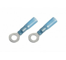 Контакт под болт изолированный термоусаживаемый ø 6.5 мм 1.5-2.5 мм² (НКи-т 2.5-6/НКи-т2-6) синий RE