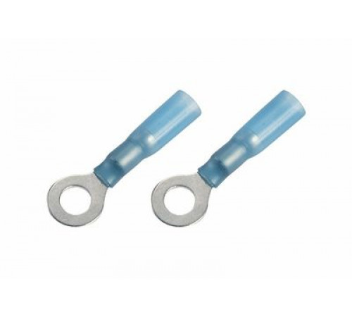 Контакт под болт изолированный термоусаживаемый ø 6.5 мм 1.5-2.5 мм² (НКи-т 2.5-6/НКи-т2-6) синий RE