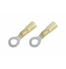Контакт под болт изолированный термоусаживаемый ø 6.5 мм 4-6 мм² (НКи-т 6.0-6/НКи-т5,5-6) желтый REX