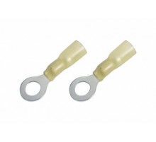 Контакт под болт изолированный термоусаживаемый ø 8.4 мм 4-6 мм² (НКи-т 6.0-8/НКи-т5,5-8) желтый REX