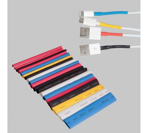 Набор термоусадочных трубок AUTO PLUS 2:1 (Набор 19 шт.х 10см.) REXANT