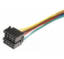 Колодка для автомагнитол «Евро» ISO сдвоенное гнездо акустика+питание REXANT