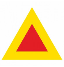 Наклейка "Тихоходное транспортное средство", размеры по ГОСТ