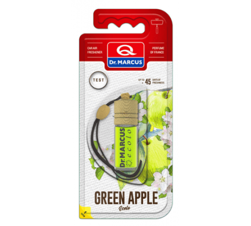 Ароматизатор Др.Маркус Ecolo бутылочка с деревянной крышкой Green Apple (4,5мл)