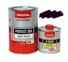 Грунт акриловый Novol+отв. 300 1л+0,2л черный