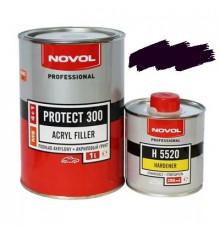 Грунт акриловый Novol+отв. 300 1л+0,2л черный
