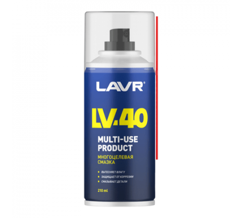 Смазка многоцелевая LV-40 аэрозоль 210 мл LAVR ЧЗ