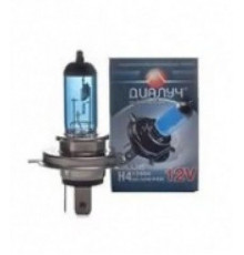 Лампа H4 12V 60/55W BLUE P43t Диалуч белый свет ЛЧ135