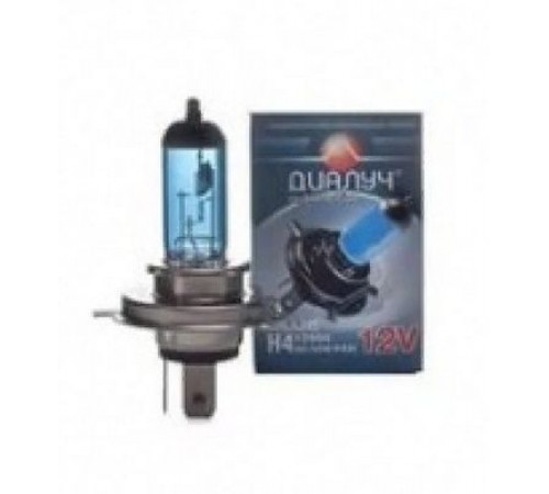 Лампа H4 12V 60/55W BLUE P43t Диалуч белый свет ЛЧ135