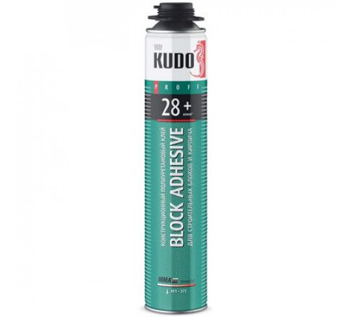 Клей KUDO BLOCK ADHESIV, конструкционный, для строит.блоков и кирпича, под пистолет, 1000 мл