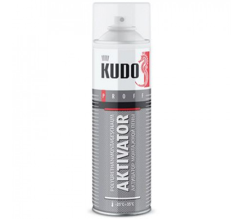 Активатор монтажной пены KUDO, от -25 до +35, аэрозольный, 650 мл