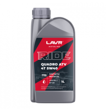 Масло моторное RIDE QUADRO 4Т 5W40 SM 1 л. LAVR MOTO ЧЗ