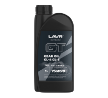Масло трансмиссионное GT GEAR OIL 75W90 GL4/5 1 л. LAVR MOTO ЧЗ