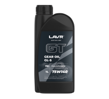 Масло трансмиссионное GT GEAR OIL 75W140 GL5 1 л. LAVR MOTO ЧЗ