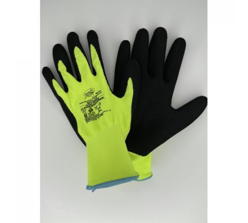 Перчатки нейлоновые со вспененным латексом р.9 (L) Mollis