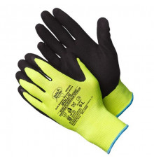 Перчатки нейлоновые со вспененным латексом р.9 (L) Mollis
