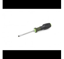 Отвёртка усиленная с трехкомпонентной рукояткой шлицевая 6×100 мм ДТ