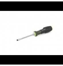 Отвёртка усиленная с трехкомпонентной рукояткой шлицевая 6×100 мм ДТ
