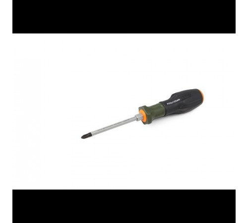 Отвёртка усиленная с трехкомпонентной рукояткой крестовая PH2×100 мм ДТ