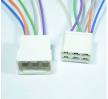 Колодка 6 контакт 6,3м с проводами