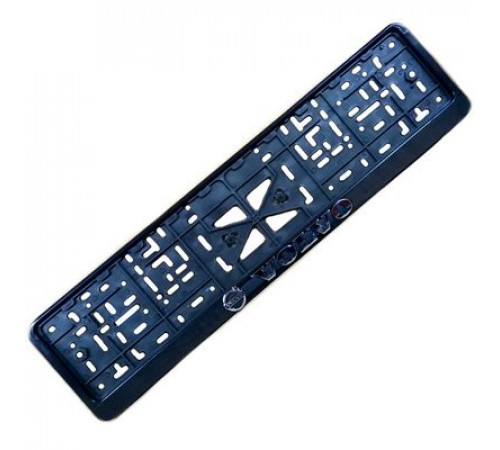 Рамка под номер рельеф VOLVO серебро