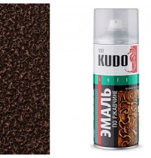 Краска молотковая по ржавчине черн.бронза KU-3009 KUDO аэрозоль 520мл