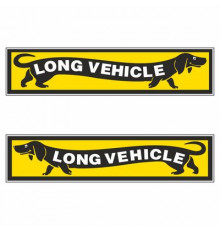 Наклейка "Длинномер" ("такса"), малый компл. 2 шт