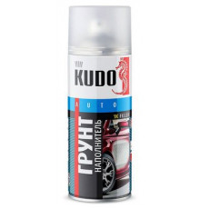 Грунт-наполнитель 1К акриловый коричневый KUDO аэрозоль 520мл