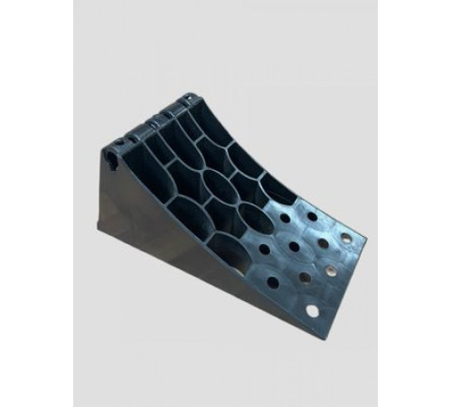 Упор противооткатный большой грузовой черный ( длина 46см, ширина 20 см, высота 22см.)