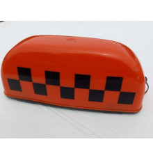 Знак такси малый оранжевый магнитный