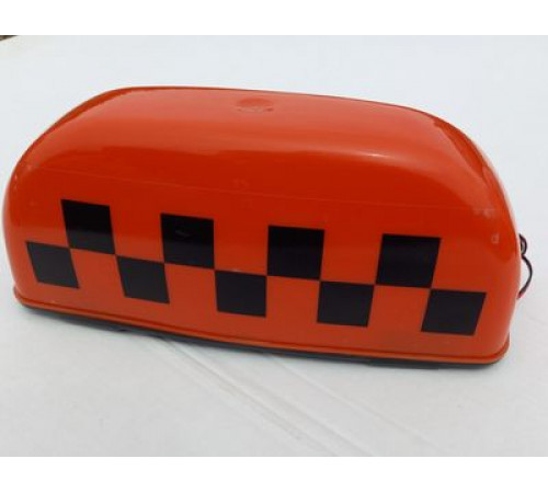 Знак такси малый оранжевый магнитный