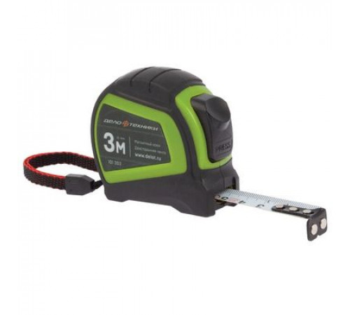 Рулетка 3м*16мм в обрезиненном корпусе ДТ