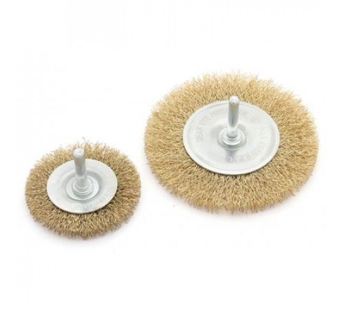 Щетка метал. для дрели плоская проволочная  65 мм ДТ