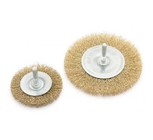 Щетка метал. для дрели плоская проволочная 100 мм ДТ