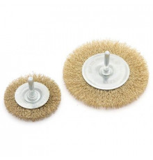 Щетка метал. для дрели плоская проволочная 100 мм ДТ