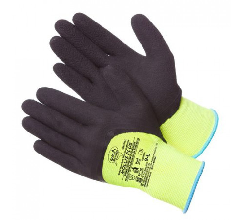Перчатки нейлоновые с покрытием 3/4 вспененным латексом р.10 (XL) Mollis Plus