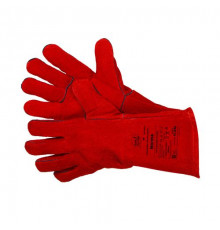 Краги спилковые красные Cowsplit Leather Welding Gloves р.11 (XXL) Norma