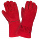 Краги спилковые красные длинные Cowsplit Leather Welding Gloves р.11 (XXL) Norma Long