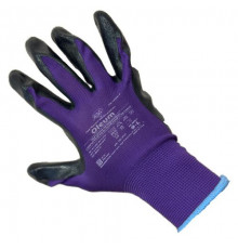 Перчатки нейлоновые с покрытием из вспененного нитрила р.9 (L) Oleum