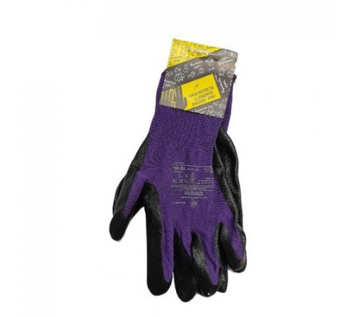 Перчатки нейлоновые с покрытием из вспененного нитрила р.10 (XL) Oleum