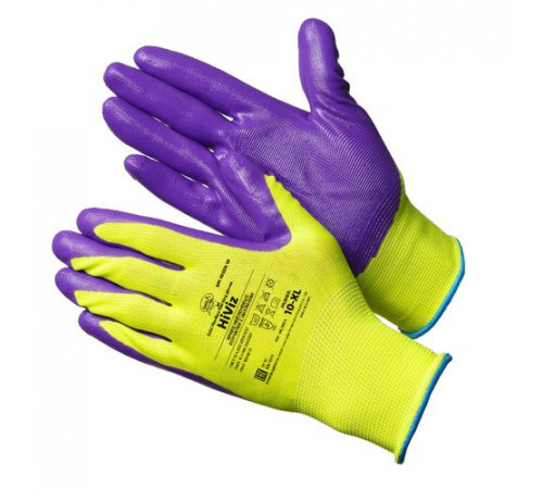 Перчатки нейлоновые с нитриловым покрытием р.9 (L) XiViz