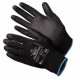 Перчатки нейлоновые черные с полиуретановым покрытием р.9 (L) Terra