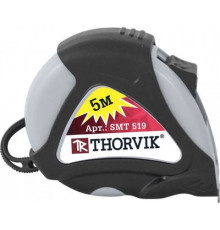 Рулетка в обрезиненном корпусе, 5 м / THORVIK