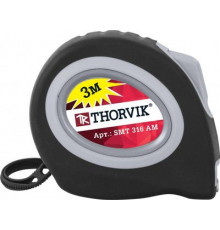 Рулетка с магнитным захватом и автостопом, в обрезиненном корпусе, 3 м / THORVIK